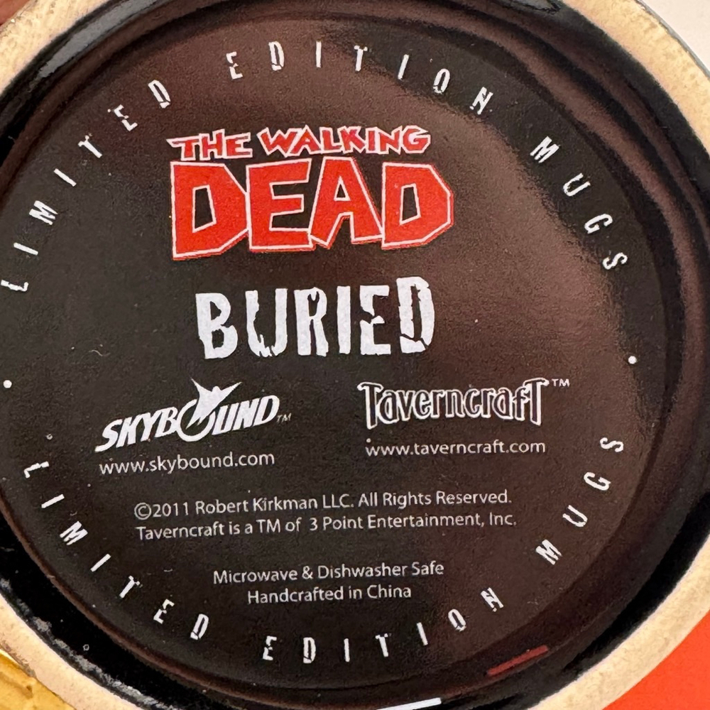 Taverncraft The Walking Dead Buried Rare iconic Ceramic Mug Limited Edition Mugs - Picture 5 of 5